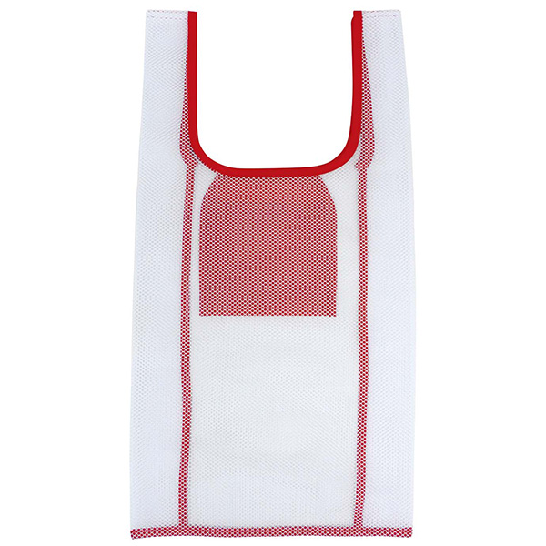 ホワイトメッシュ マイバッグ S(レッド)